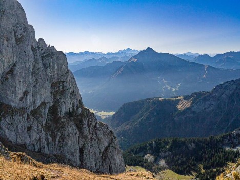 Les Cornettes de Bise, couloir de Saix Rouquin