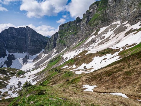 Le Vallon d'Ardens face au Châtelard
