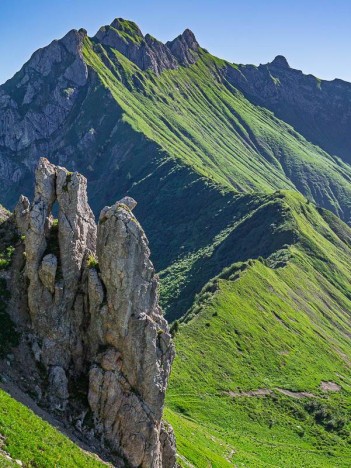L'arête Ouest du Roc d'Enfer
