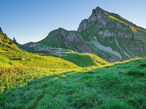 Le versant Ouest de la Pointe de Chalune