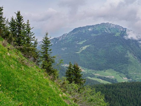 Pointe de la Croix, le Mont Ouzon