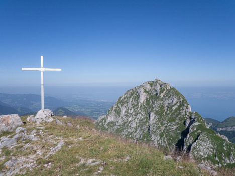 Nouvelle croix du Château d'Oche, la Dent d'Oche