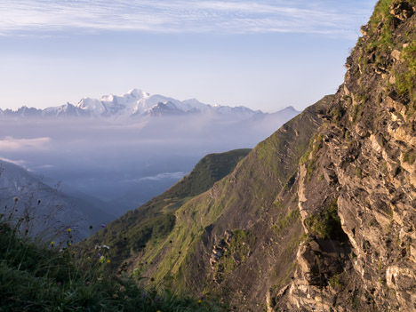 Sur la crête de Chamossière, point 1804