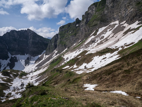 Le Vallon d'Ardens face au Châtelard