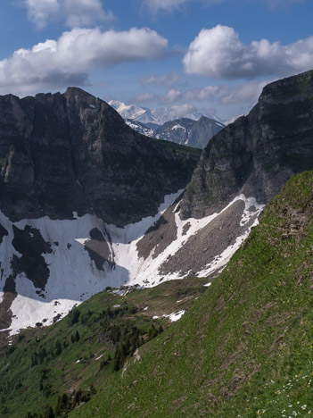 Le Mont Blanc. Chalets et Fenêtre d'Ardens