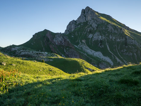 Le versant Ouest de la Pointe de Chalune