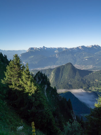 Les Aravis depuis la Pointe de la Couennasse