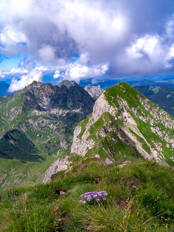 Pointe de Chalune et pointe de Haute Béne, parcours de crête