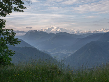 La Chaux, le Mont Blanc