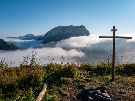 Au sommet du Bec Charvet, août 2021