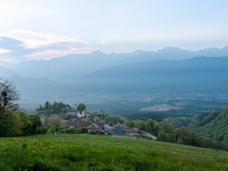 Le village de Bellecombe, commune de Chapareillan