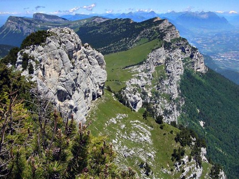 La crête de l'Alpette