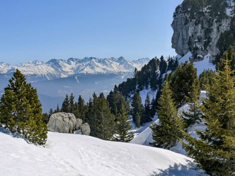 Au-dessus du Col de Belles Ombres