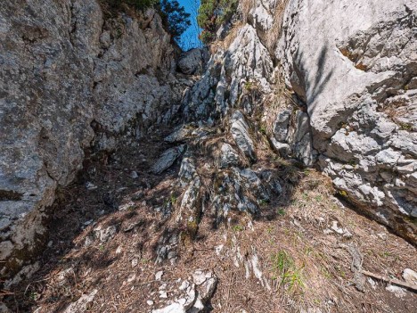 Le Massif des Bauges depuis le Grand Sangle de Belles Ombres