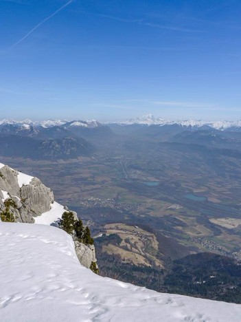 La crête des Rochers de Belles Ombres