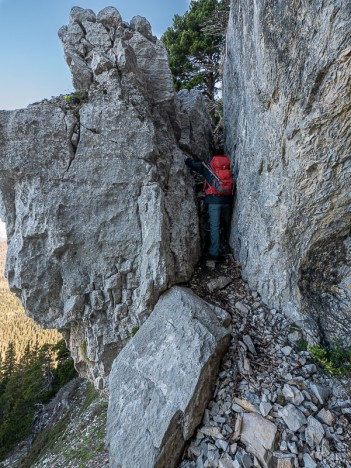 Attaque de la fissure du Pas de l'Arche, mai 2021