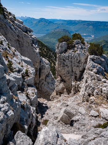 Chamechaude - la cheminée Ouest, mai 2021