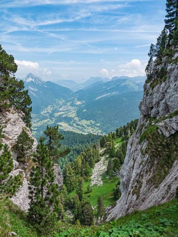Chamechaude, le couloir du Jardin