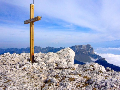 La Dent de Crolles depuis le sommet de Chamechaude