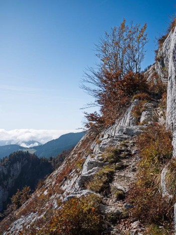 Traversée des dalles du Charmant Som