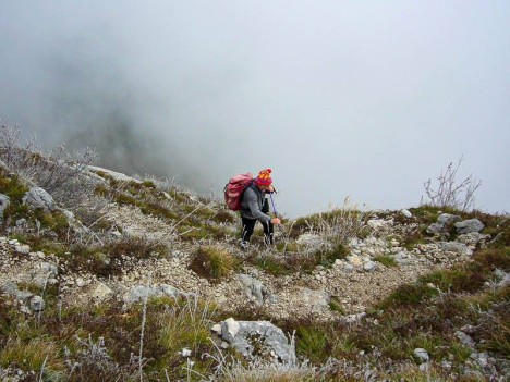 Antoine Salvi dans la sortie des dalles du Charmant Som