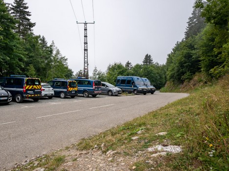 Le PGHM en déplacement, Col du Coq, août 2021