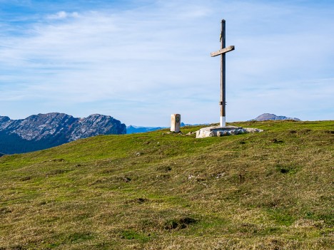 La Croix de l'Alpe et sa borne frontière, oct. 2019