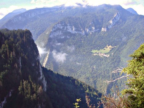Au belvédère d'Arpison : la Chartreuse de Curière