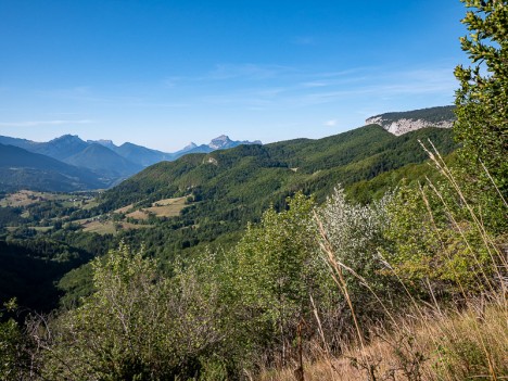 La Chartreuse depuis le sentier du Col de la Drière, août 2022