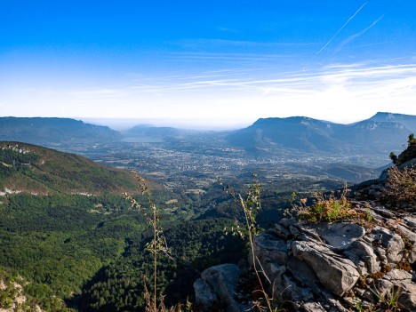 Chambéry et le Lac du Bourget, août 2022