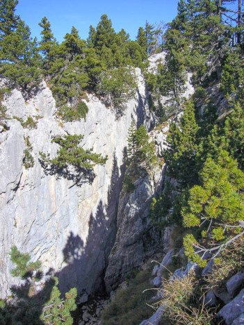 Sous la crête du Grand Manti