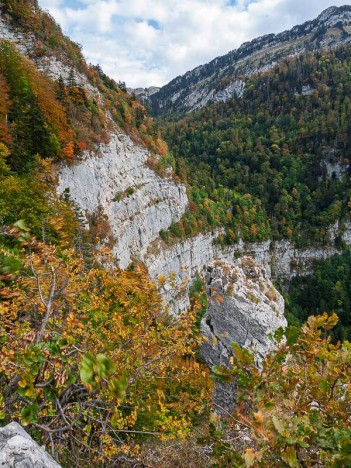 L'infernet, combe du ruisseau de l'Hérétang