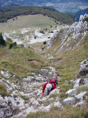 Passage clé de la Cheminée de Jusson