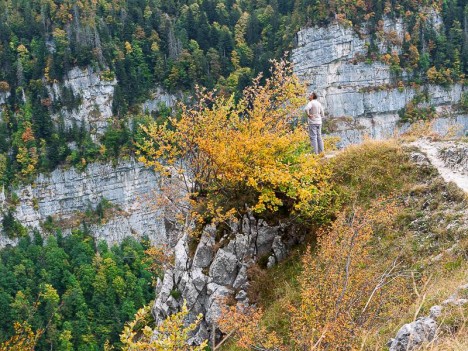 Point de vue des falaises du cirque du Grépy