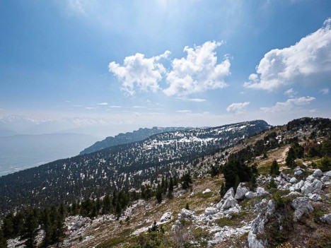 Le sentier du Mont Granier