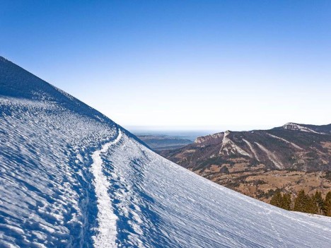 Trace au dessus du Habert de la Dame