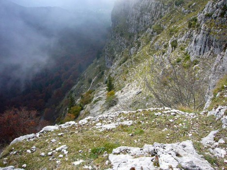 Dans la descente du Mont Outheran