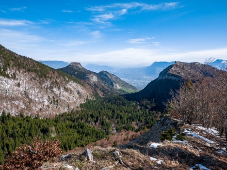 Sur la crête du Montfred (souvent herbeuse)