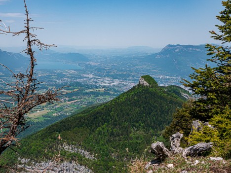Le Corbeley, premier plan du Lac du Bourget