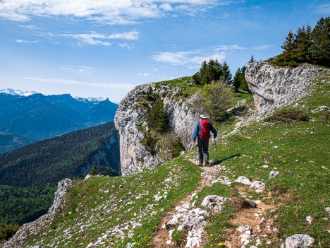 Par le sentier du Mont Outheran