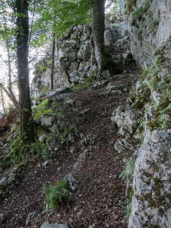 Défilé rocheux du Pas de l'Aronde