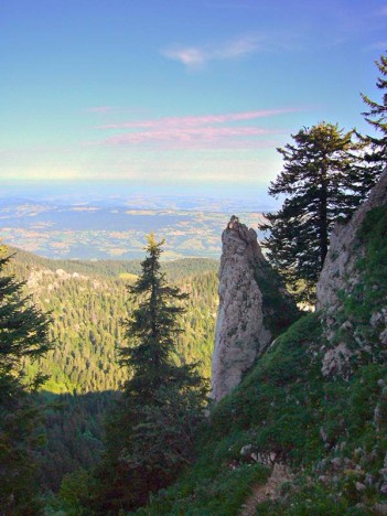 Dans le Couloir Ouest du Petit Som