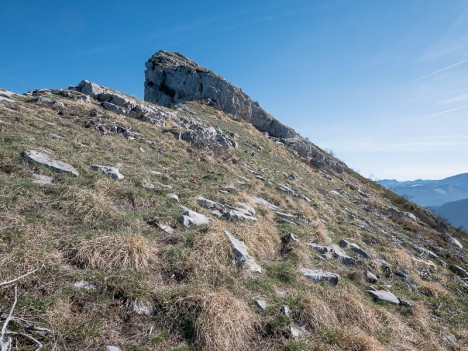 Le sommet de la Pinéa (Sud)