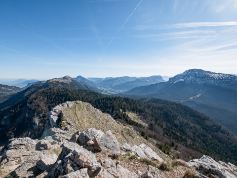 Nord de la Charteuse depuis la Pinéa