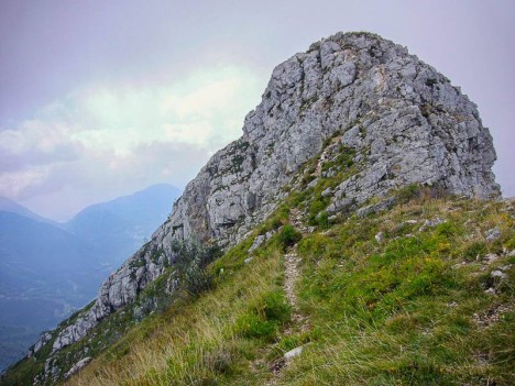 Versant Nord du sommet de La Pinéa