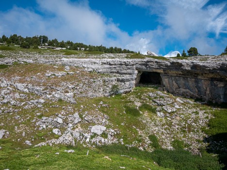 L'arche de la doline du pinet, août 2021