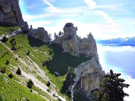 Arête des rochers de l'Aulp du Seuil