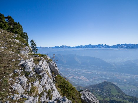 Sur la crête des Rochers de Bellefont, oct. 2011