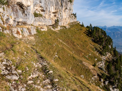 Par le sangle Sud des Rochers de Belles Ombres, oct. 2019