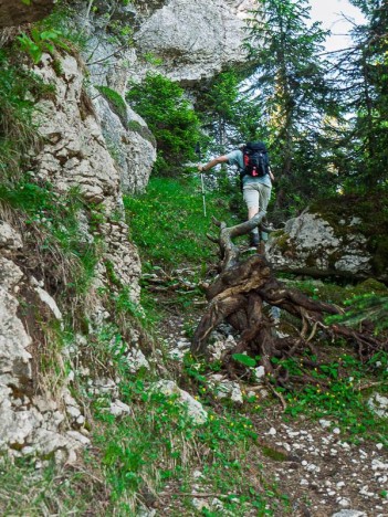 Sentier de la doline du Grand Glacier du Pinet